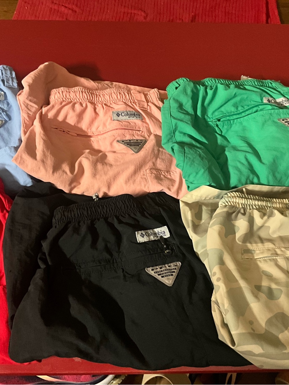 6 piece lot men’s large Columbia bathing suits - Picture 12 of 12